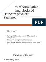 Shampoo updated with hair oil