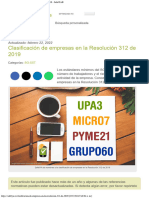 Clasificación de Empresas en La Resolución 312 de 2019 - SafetYA®