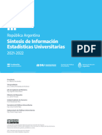 Sintesis 2021-2022 Sistema Universitario Argentino 1