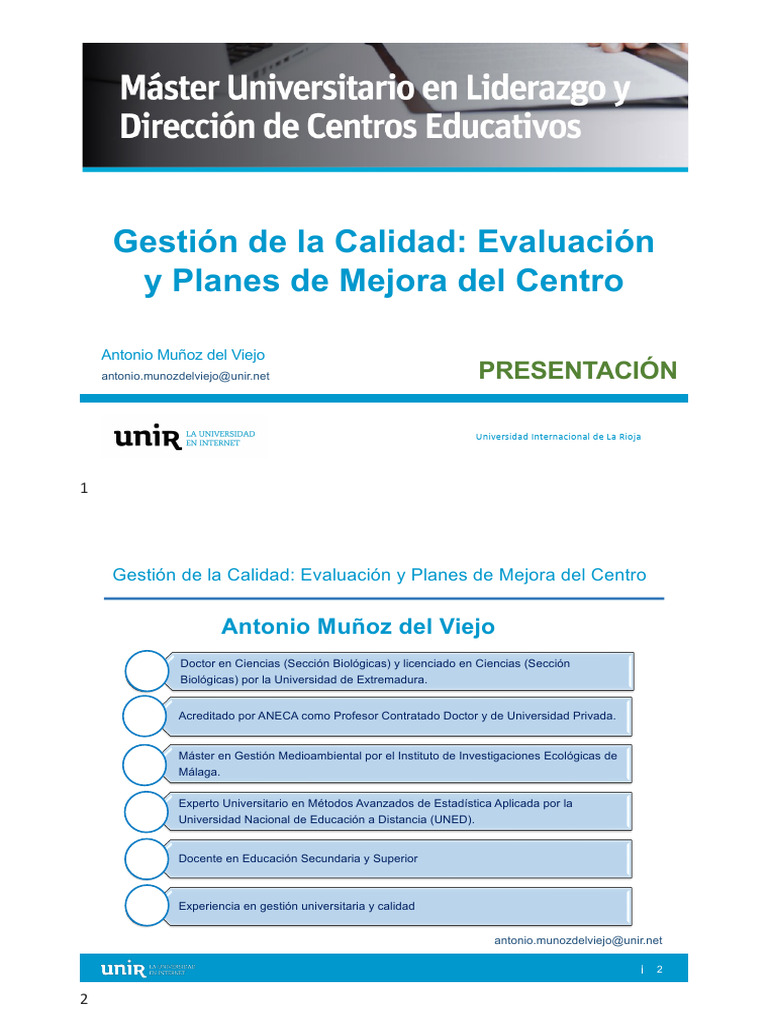 Mejora de Calidad en Centros Educativos | PDF | Evaluación | Gestión de ...
