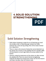 Solid Solution Strengthening