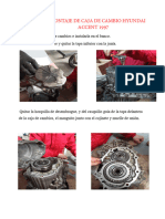 Desmontaje y Montaje de Caja de Cambio Hyundai Accent