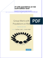 Textbook Group Work With Populations at Risk Fourth Edition Greif Ebook All Chapter PDF