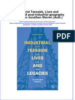 Download textbook Industrial Teesside Lives And Legacies A Post Industrial Geography 1St Edition Jonathan Warren Auth ebook all chapter pdf 