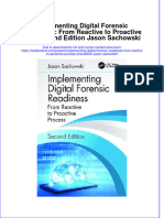 Download pdf Implementing Digital Forensic Readiness From Reactive To Proactive Process 2Nd Edition Jason Sachowski ebook full chapter 