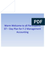 F2-Management Accounting 07 Days Study Plan