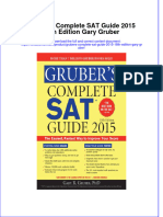 Textbook Grubers Complete Sat Guide 2015 18Th Edition Gary Gruber Ebook All Chapter PDF