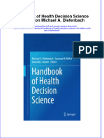 Full Chapter Handbook of Health Decision Science 1St Edition Michael A Diefenbach PDF