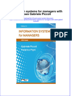 Textbook Information Systems For Managers With Cases Gabriele Piccoli Ebook All Chapter PDF