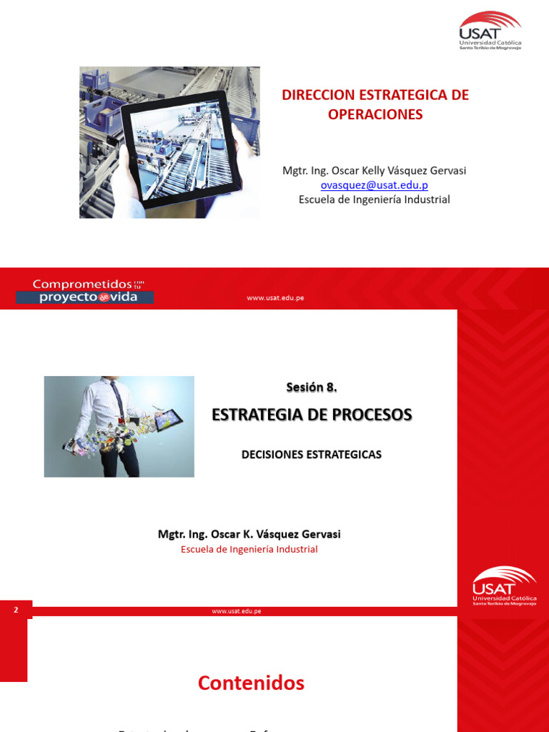 Estrategias de Procesos en Operaciones | PDF | Calidad (comercial ...