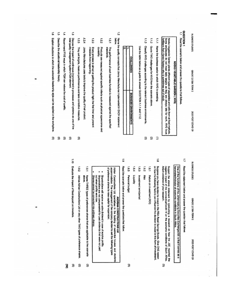 SBA Task Term 2 | PDF