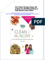 Download textbook Hungry Girl Clean Hungry Easy All Natural Recipes For Healthy Eating In The Real World Lisa Lillien ebook all chapter pdf 