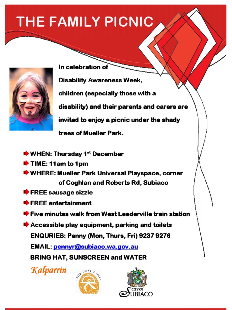 Disability Awareness Week Picnic Event | PDF