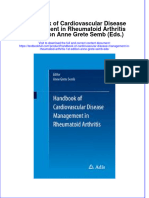 Download textbook Handbook Of Cardiovascular Disease Management In Rheumatoid Arthritis 1St Edition Anne Grete Semb Eds ebook all chapter pdf 