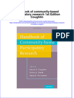 Download textbook Handbook Of Community Based Participatory Research 1St Edition Coughlin ebook all chapter pdf 