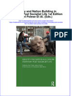 Download textbook Identity And Nation Building In Everyday Post Socialist Life 1St Edition Abel Polese Et Al Eds ebook all chapter pdf 