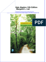 PDF Intermediate Algebra 13Th Edition Margaret L Lial Ebook Full Chapter