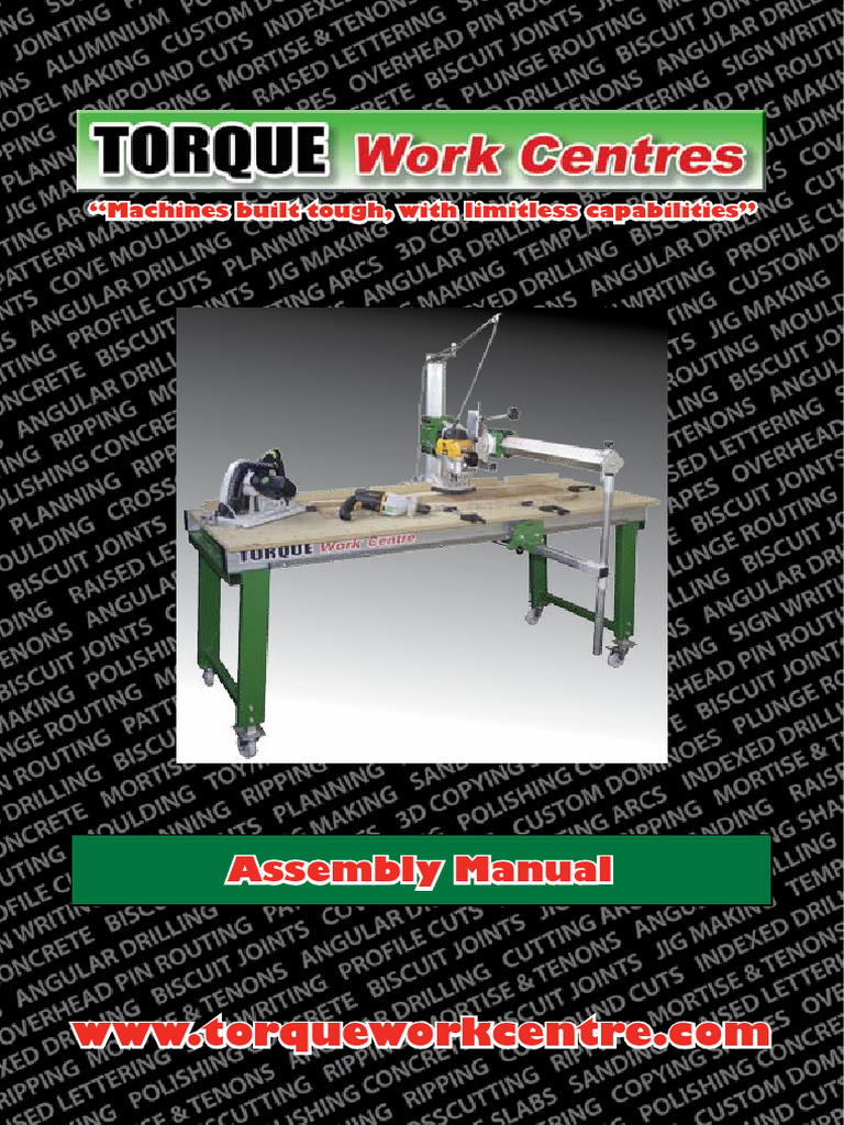 Torque Workcentre Assembly Guide | PDF | Screw | Nut (Hardware)