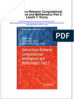 Download textbook Interactions Between Computational Intelligence And Mathematics Part 2 Laszlo T Koczy ebook all chapter pdf 