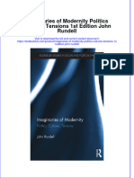 Download textbook Imaginaries Of Modernity Politics Cultures Tensions 1St Edition John Rundell ebook all chapter pdf 