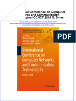 Download textbook International Conference On Computer Networks And Communication Technologies Iccnct 2018 S Smys ebook all chapter pdf 