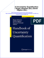 Download textbook Handbook Of Uncertainty Quantification 1St Edition Roger Ghanem Ed David Higdon Ed ebook all chapter pdf 