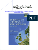 Textbook Handbook of The Marine Fauna of North West Europe 2Nd Edition Peter J Hayward Ebook All Chapter PDF