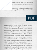 Discurso Pronunciado Por Don José Miguel Infante en La Asamblea Del 18 de Septiembre de 1810