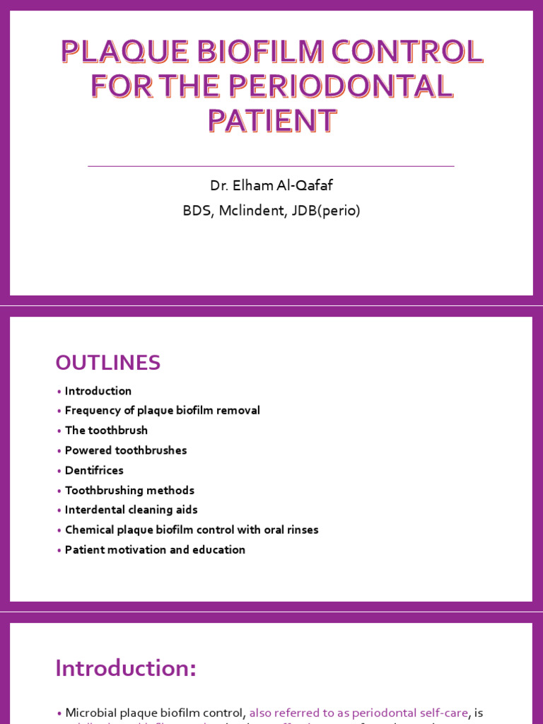 Plaque Biofilm Control Download Free Pdf Periodontology Toothbrush