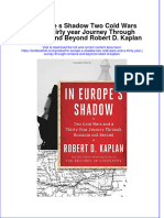 Textbook in Europe S Shadow Two Cold Wars and A Thirty Year Journey Through Romania and Beyond Robert D Kaplan Ebook All Chapter PDF