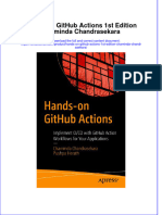 Textbook Hands On Github Actions 1St Edition Chaminda Chandrasekara Ebook All Chapter PDF