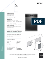 Lavavajillas - Ficha Tecnica