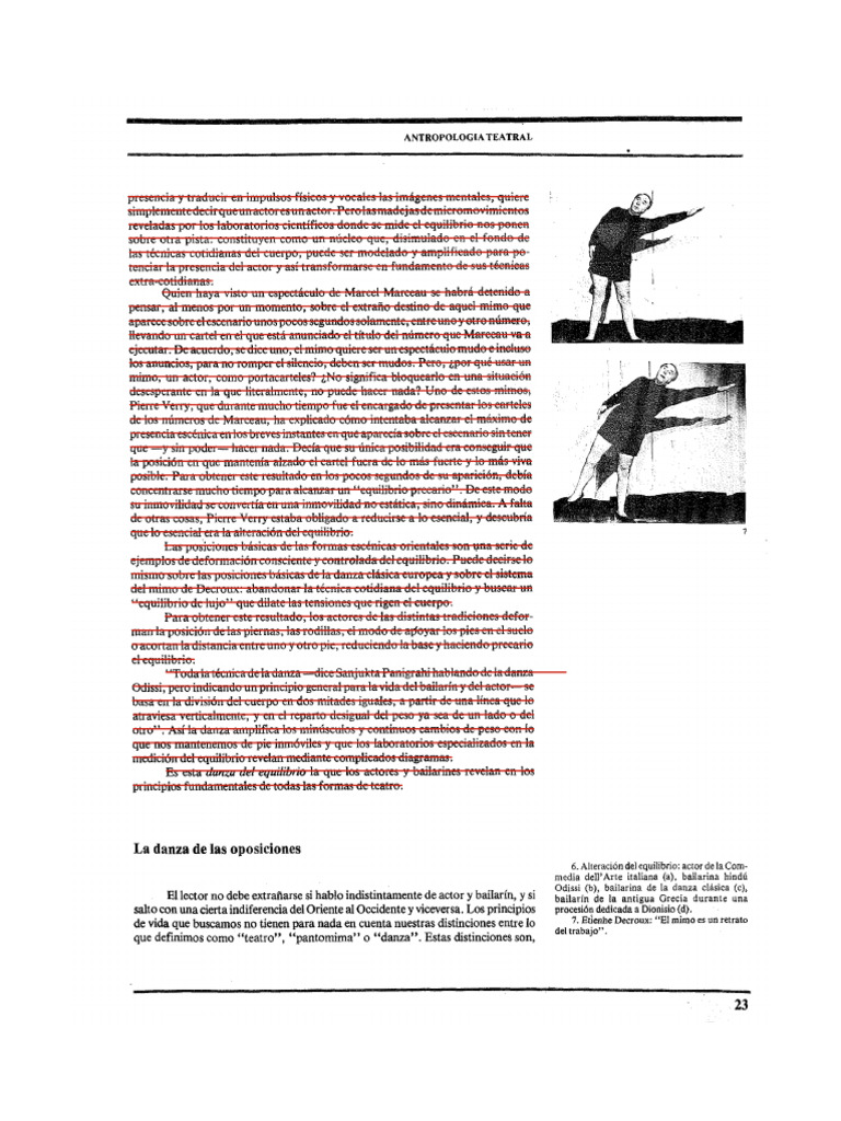 Principio De Oposición Pdf Bailes Teatro