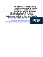 Download textbook Information Assurance And Security Education And Training 8Th Ifip Wg 11 8 World Conference On Information Security Education Wise 8 Auckland New Zealand July 8 10 2013 Proceedings Wise 7 Lucerne Swit ebook all chapter pdf 