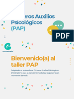 Presentación Taller Primeros Auxilios Psicologicos (PAP) Encontrarte