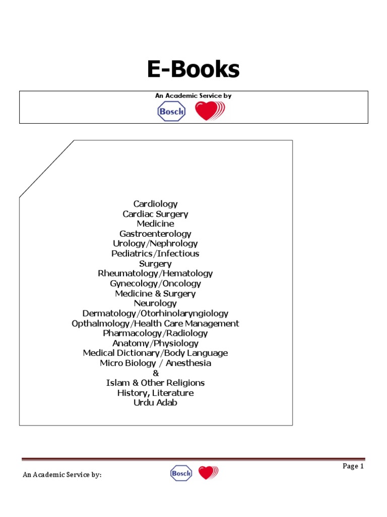 E-Books Library List Final | PDF | Cardiology | Coronary Artery Disease