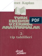 Mehmet Kaplan - Tip Tahlilleri (Dergâh, 2001)