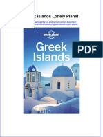 Download pdf Greek Islands Lonely Planet ebook full chapter 