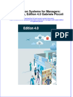 Download pdf Information Systems For Managers With Cases Edition 4 0 Gabriele Piccoli ebook full chapter 