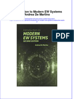 Download textbook Introduction To Modern Ew Systems Andrea De Martino ebook all chapter pdf 
