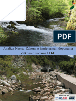 1analiza Nacrta Zakona o Izmjenama I Dopunama Zakona o Vodama FBiH