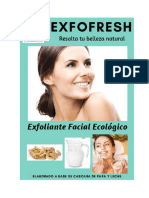 Exfoliante Facial Ecologico A Base de Cascara de Papa y Leche