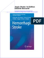 Textbook Hemorrhagic Stroke 1St Edition Edoardo Boccardi Ebook All Chapter PDF