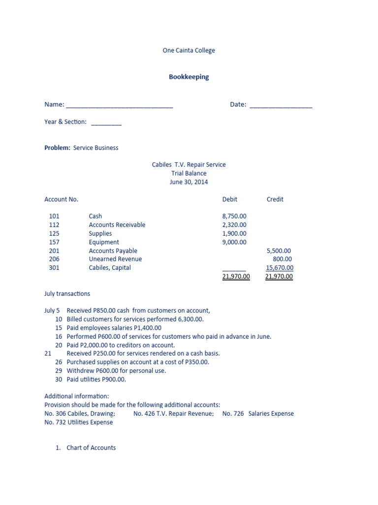 Activity | PDF | Debits And Credits | Expense