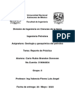 CarioRubioBrandon - Reporte de Practica - Geoquimica de Petroleo