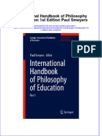 Download textbook International Handbook Of Philosophy Of Education 1St Edition Paul Smeyers ebook all chapter pdf 