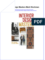 Textbook Interior Design Masters Mark Hinchman Ebook All Chapter PDF