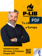 Programa P LIB Elecciones Al Parlamento Europeo 2024 Castellano