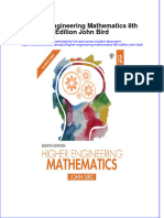 Download textbook Higher Engineering Mathematics 8Th Edition John Bird ebook all chapter pdf 