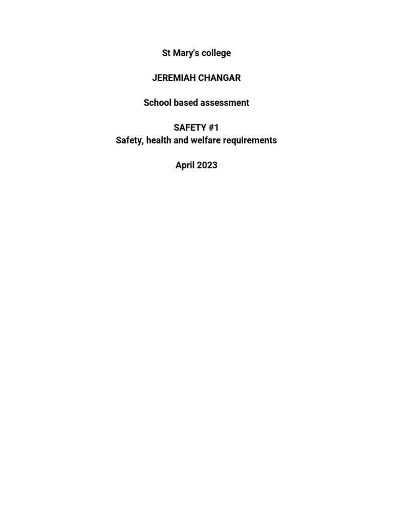 Welding Workshop Safety Guidelines | PDF | Welding | Construction